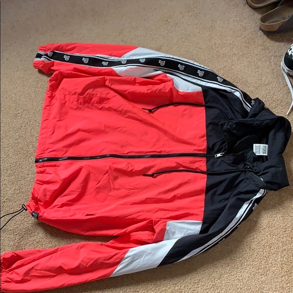 PINK victoria’s secret Neon pink Windbreaker - Picture 2 of 4